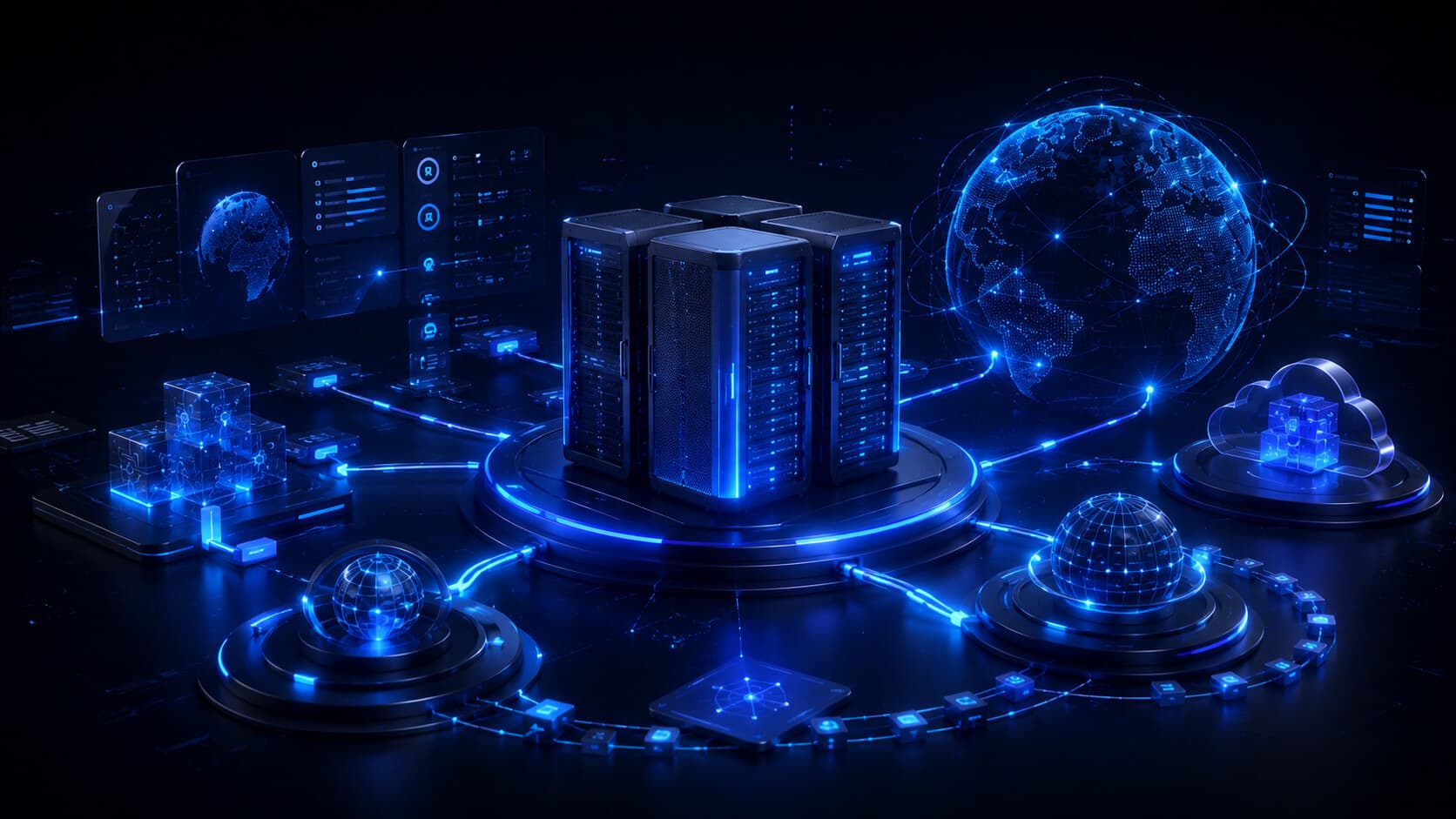 Infraestructura para hosting y dominios
