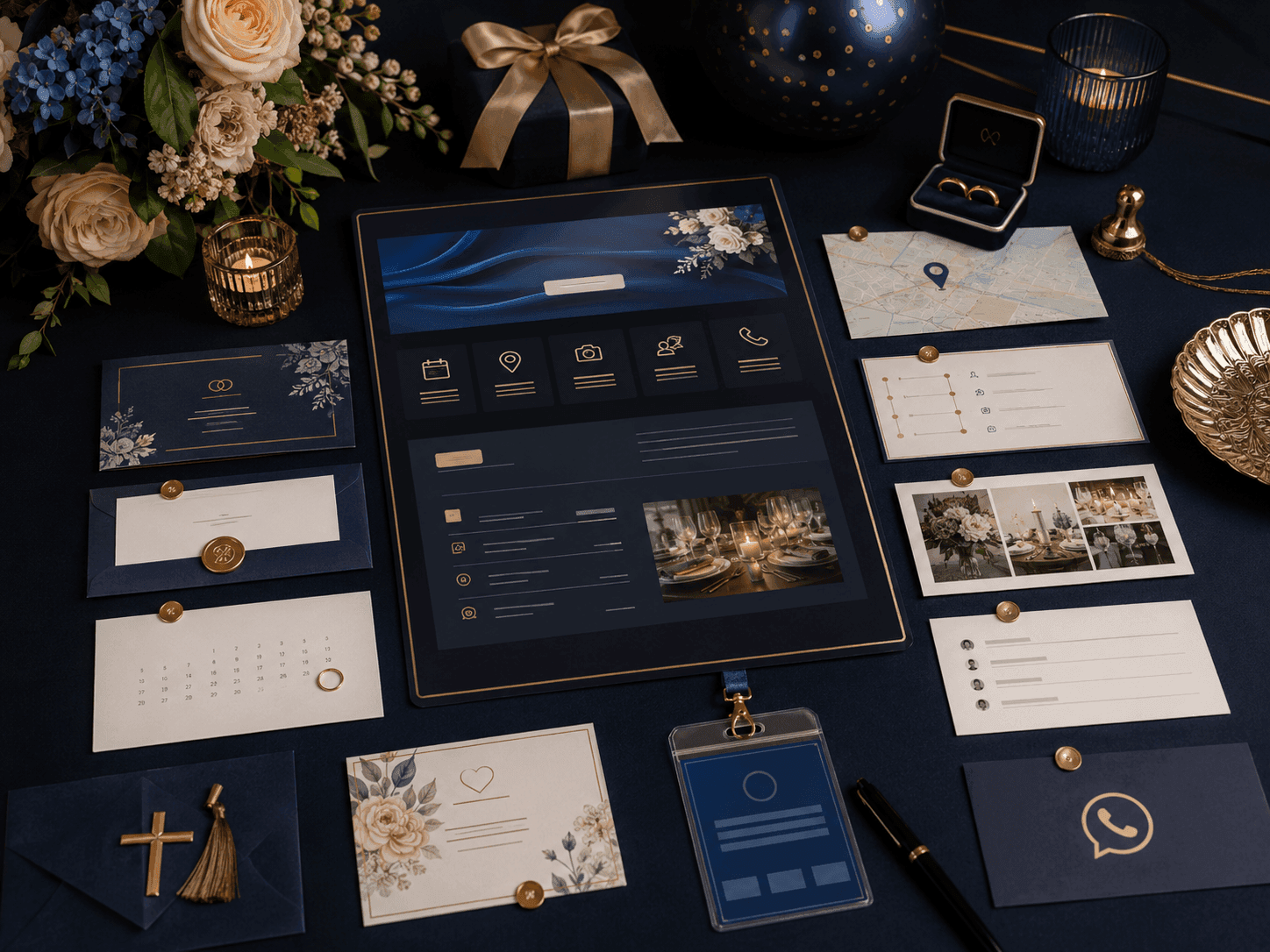 Información centralizada en una landing para celebraciones